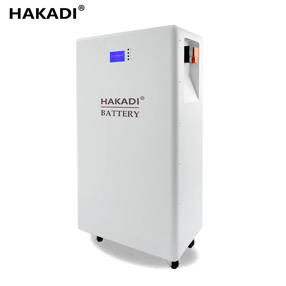 HAKADI Fully assembled 48V-51.2V 16S LiFePO4 280Ah-314Ah DIY Battery Box Built-in BMS for Home Solar Energy System,RV,EV