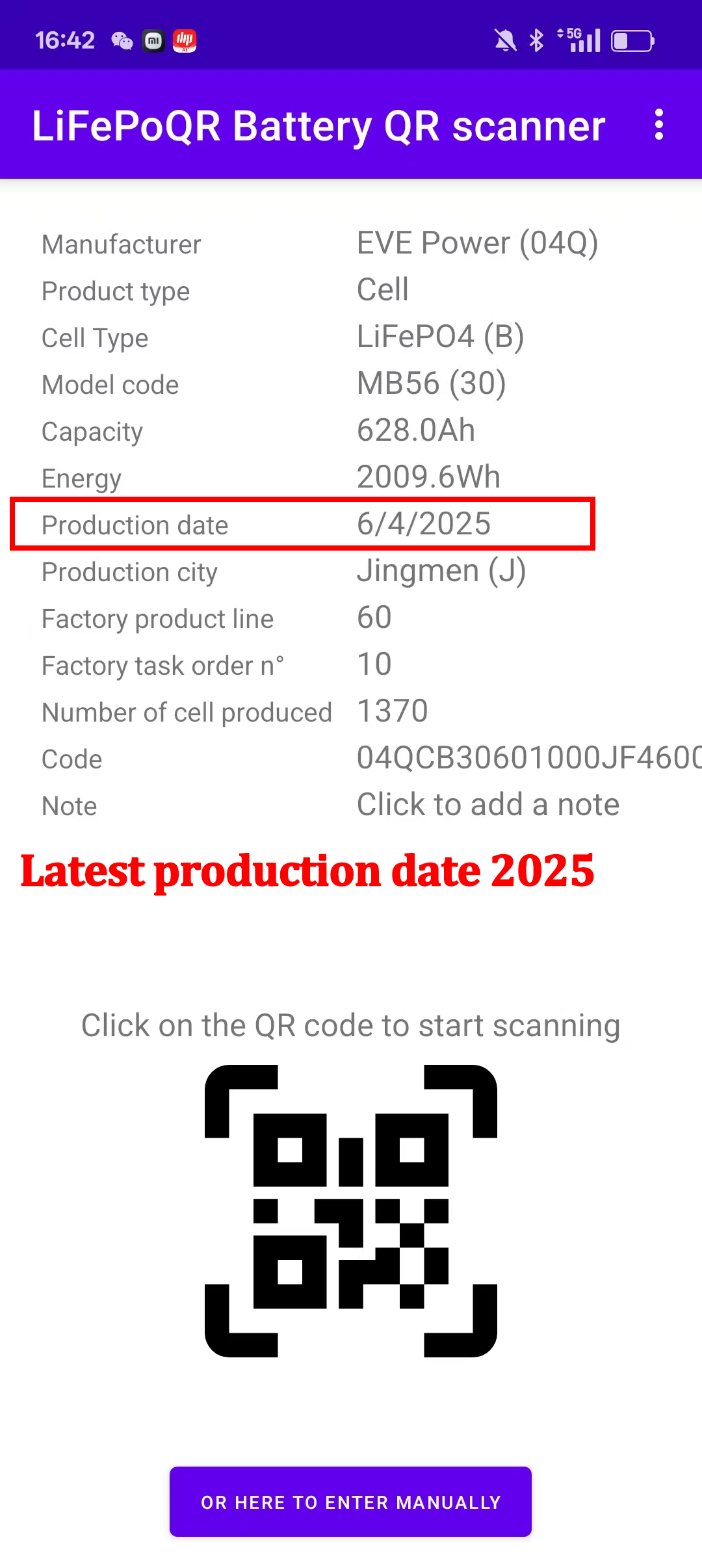 2025 New Products EVE MB56 LF560K 3.2V 628Ah LiFePO4 Battery Prismatic Lithium ion Cells For Solar System ,Inverter