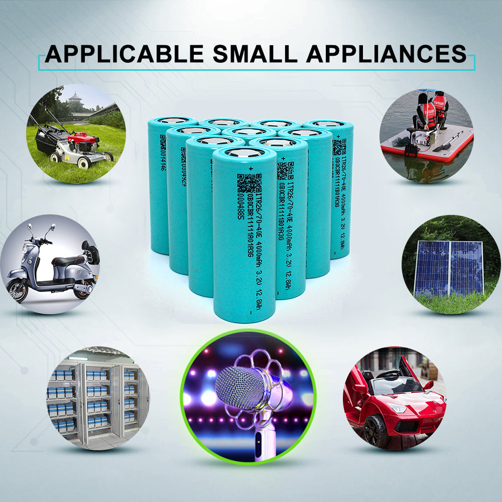 HAKADI Lifepo4 26700 3.2V 4000mAh Rechargeable Battery 3C-5C Discharge For DIY Power Tool E-Bike