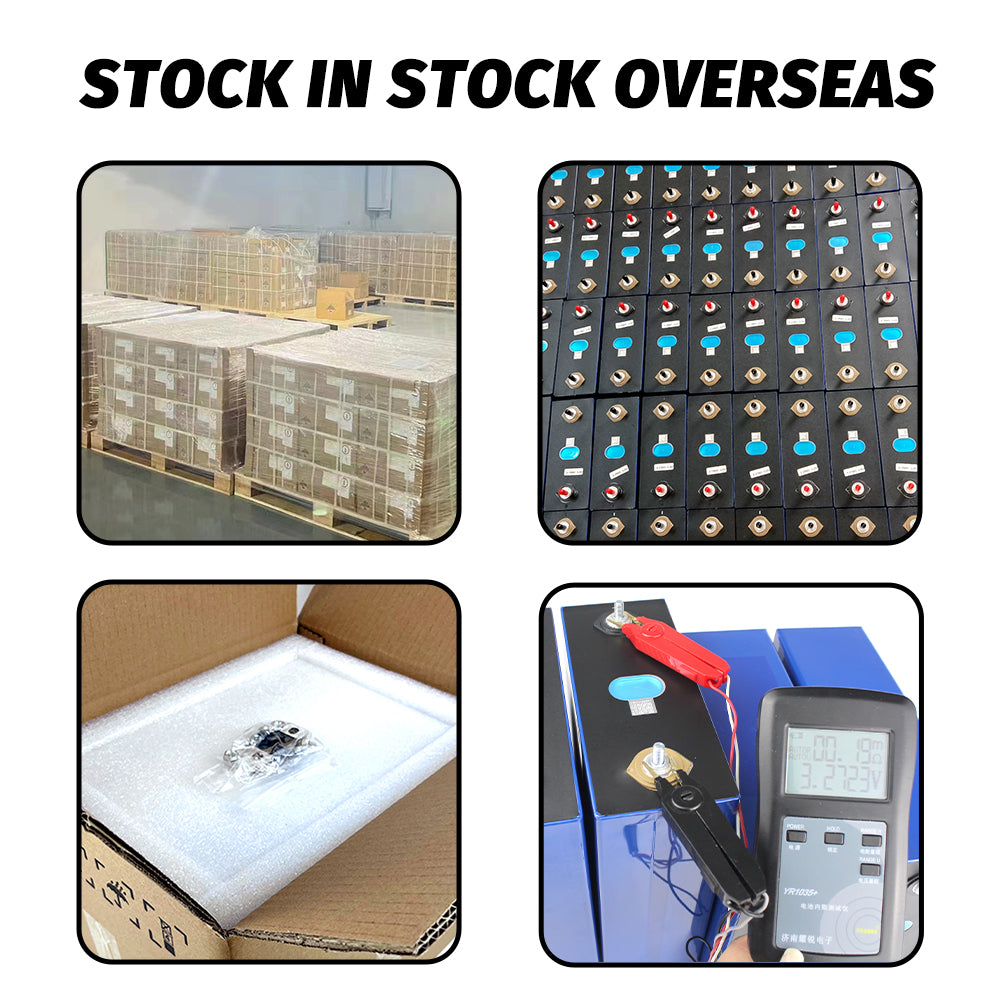 EU STOCK LiFePo4 EVE 3.2V 304Ah Cells Grade A LF304 Rechargeable Battery for DIY 12V 24V 48V 72V Pack,Solar Storage, RV, EV, PV