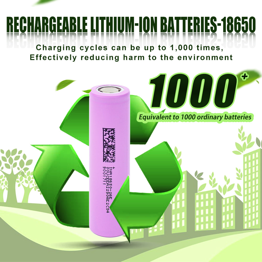 HAKAID 18650 3.7V 2600mah Original Lithium-ion Rechargeable Battery Cell For DIY Battery pack Toys E-bike Scooter
