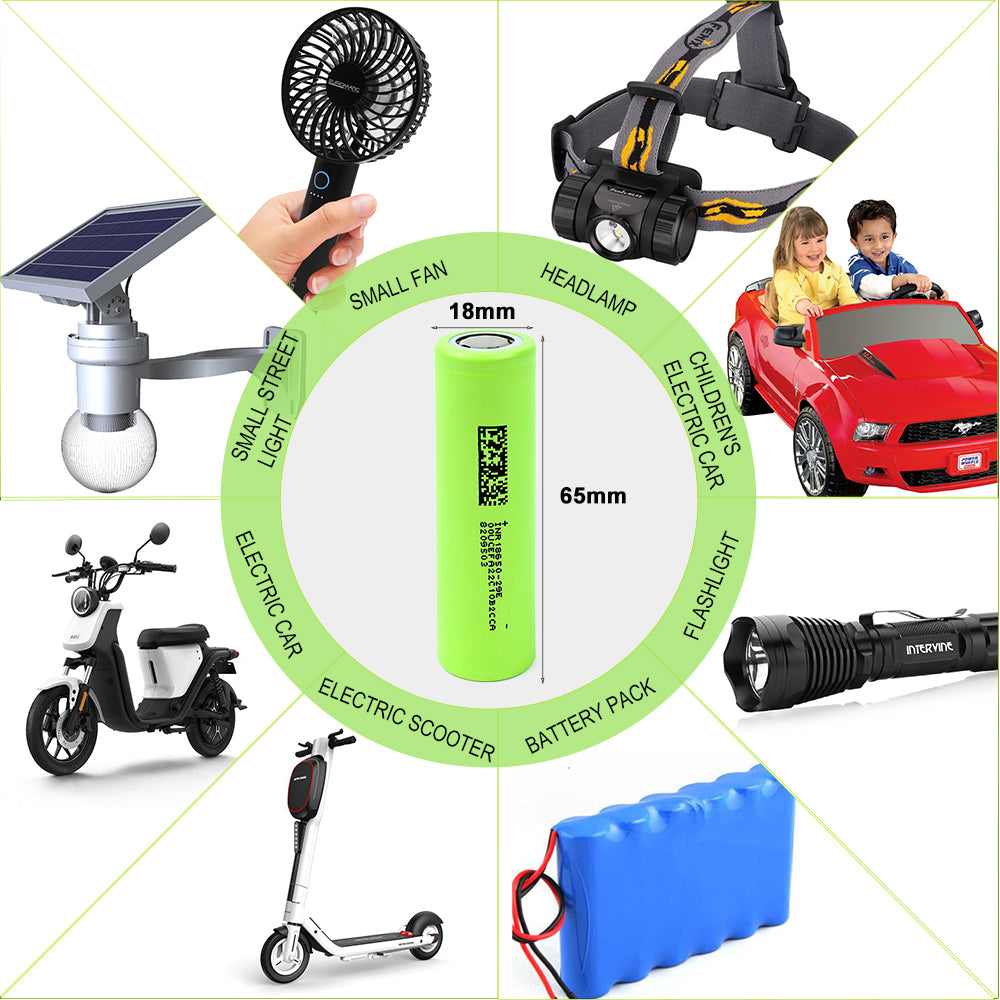 HAKADI 18650 3.7V 2900mAh Rechargeable Lithium-Ion Battery For Flashlight Electric Bicycle Laser Pointer 3C-5C High Power Discharge