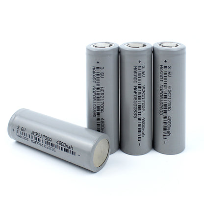 HAKADI 21700 3.7V 4800mAh Rechargeable Lithium-ion High Power Battery Suitable for Energy Storage Battery Solar System E-Bike