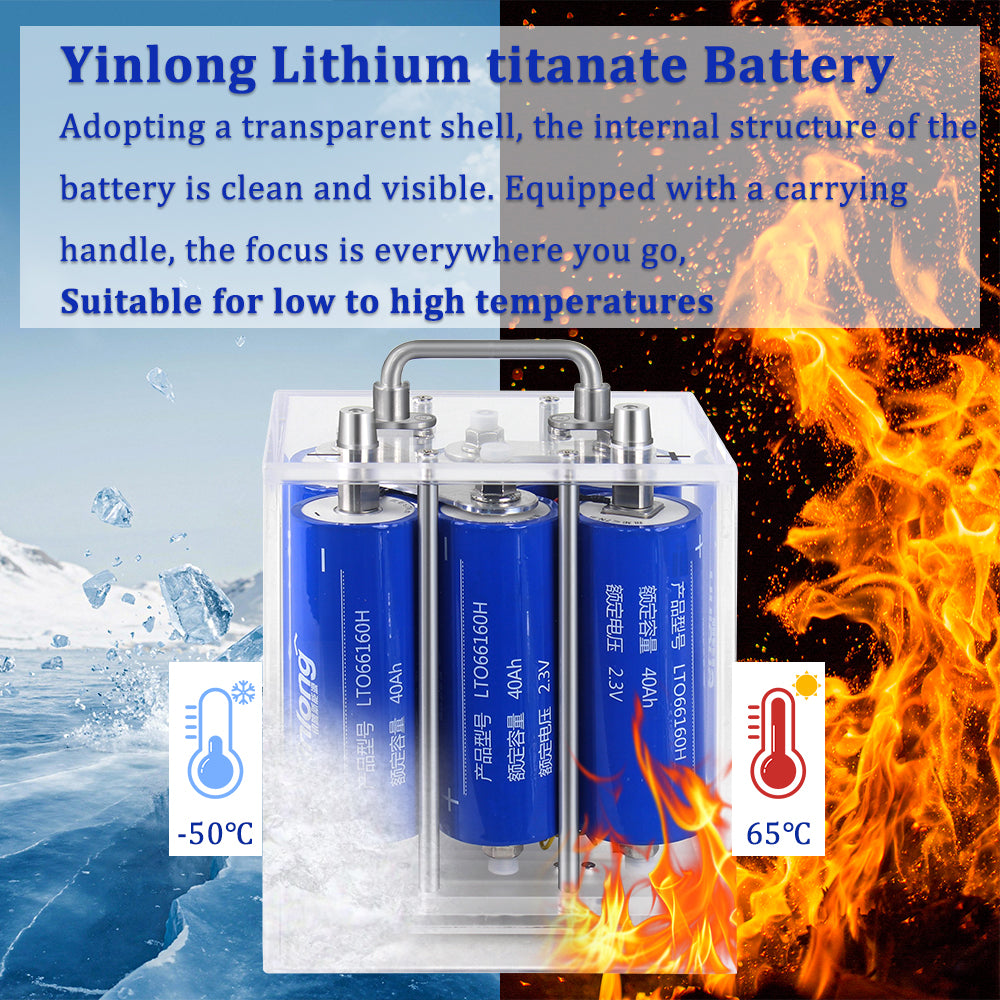Brand New 12V 45Ah LTO Battery Pack Yinlong 45Ah Cycle Life 20000+ For Car Audio, RV, EV