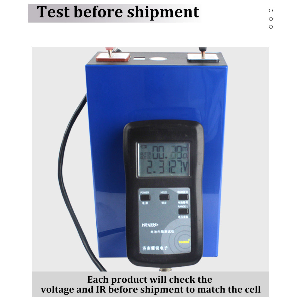 Yinlong 155Ah LTO 2.3V Battery Grade A Rechargeable Cells 20000+ Cycle Life For Solar System, RV