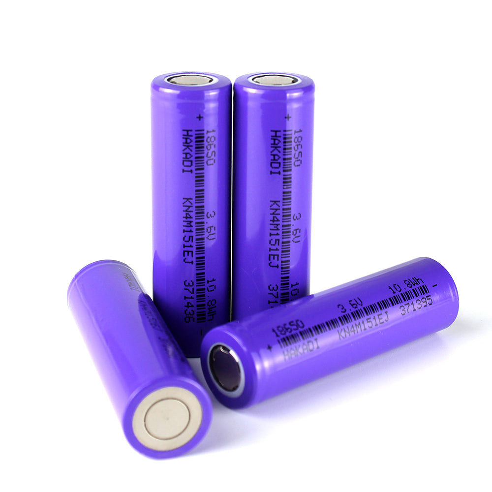 HAKADI 18650 3.7V 3000mah Grade A Rechargeable Battery Cell For Power Bank Vape DIY 12V 24V 48V Scooter HAKADI 18650 3.7V 3000mah Grade A Rechargeable Battery Cell For Power Bank Vape DIY 12V 24V 48V Scooter