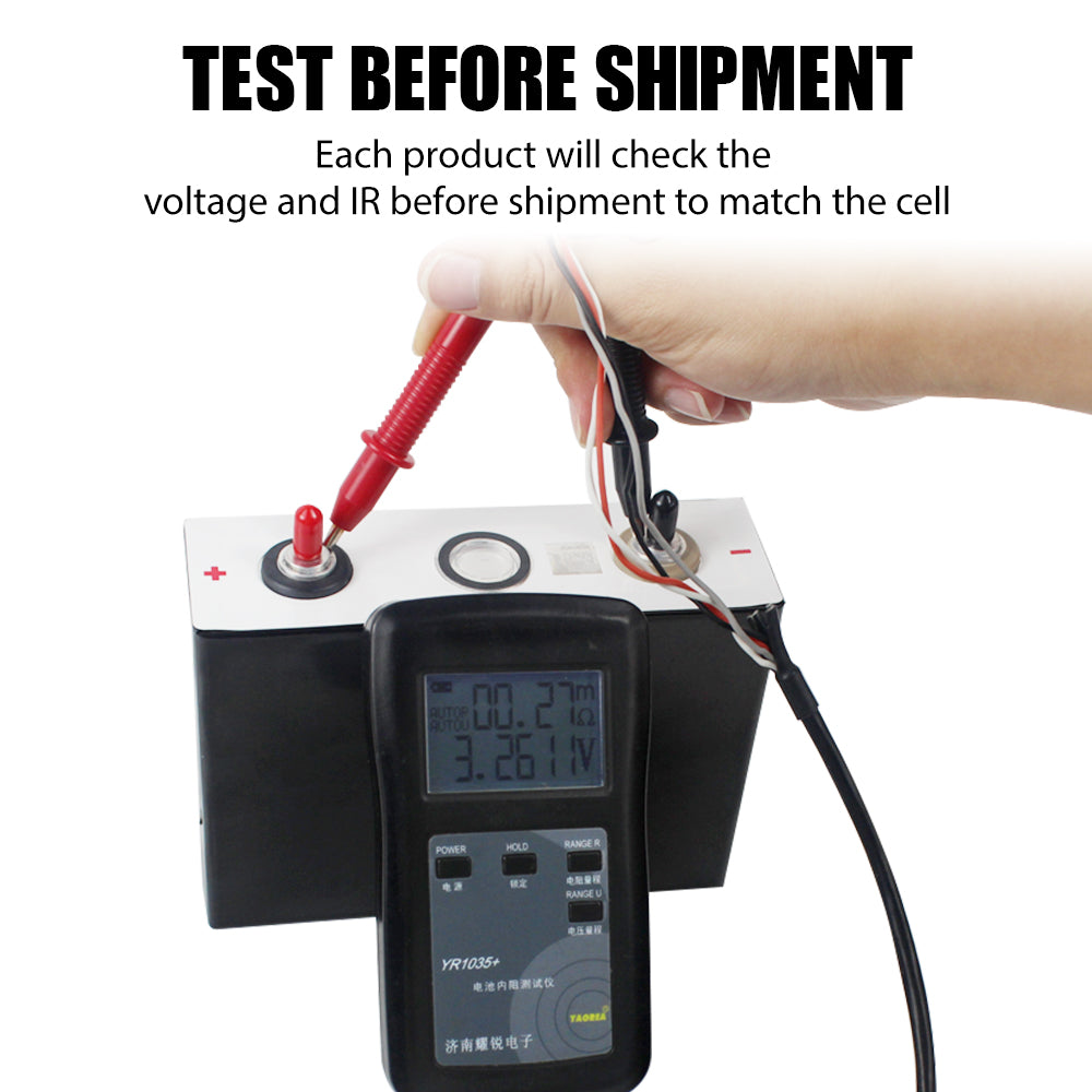 BYD 3.2V 100Ah C49 LiFePO4 Battery Grade A+ Cycle Life 6000+ Rechargeable Cells for RV, EV, Boat