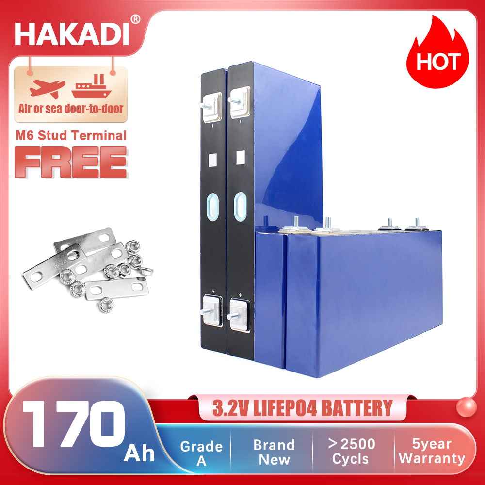 Lifepo4 CALB 3.2V 170Ah Battery Original Grade A Cell For RV EV Solar System DIY 12V 24V 48V Battery Pack