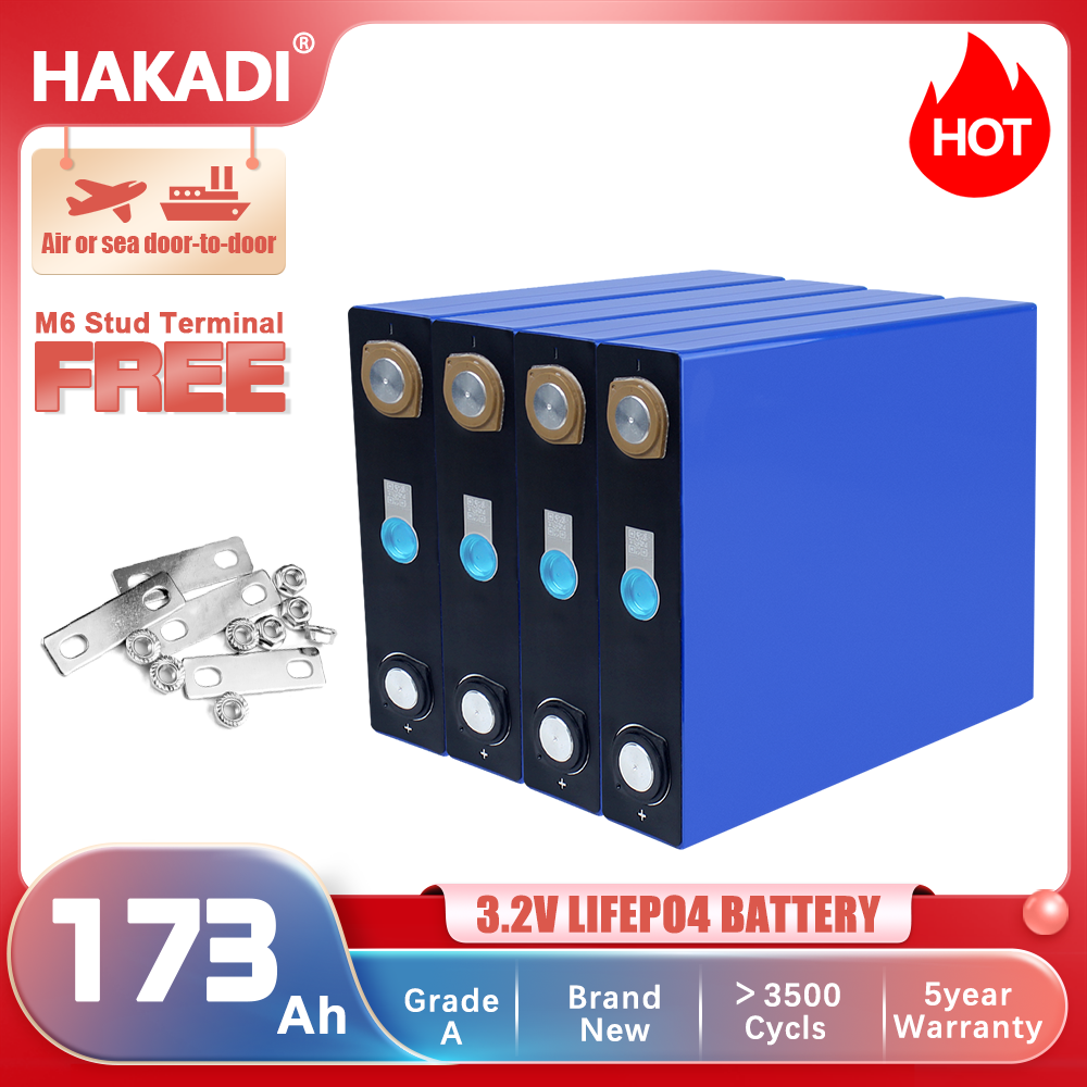 Lifepo4 CATL 3.2V 173Ah Batteries 6000+Time Cycle life Rechargeable cells For DIY 12V 24V 36V 48V Solar Energy Storage Battery Pack