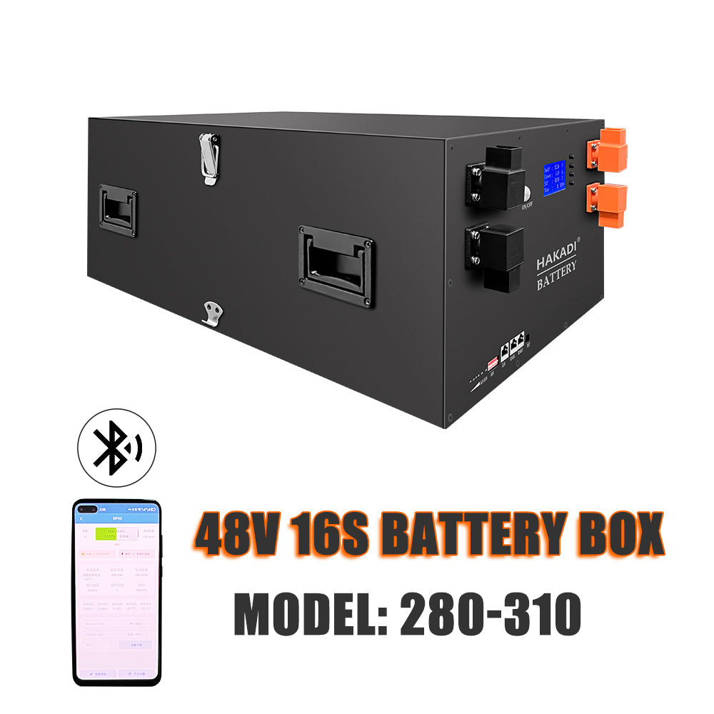 HAKADI Lifepo4 48V DIY Battery Kit With 200A BMS For 16S 200Ah 230Ah 280Ah 310Ah Power Bank Outdoor Supply Boat Solar Energy Storage