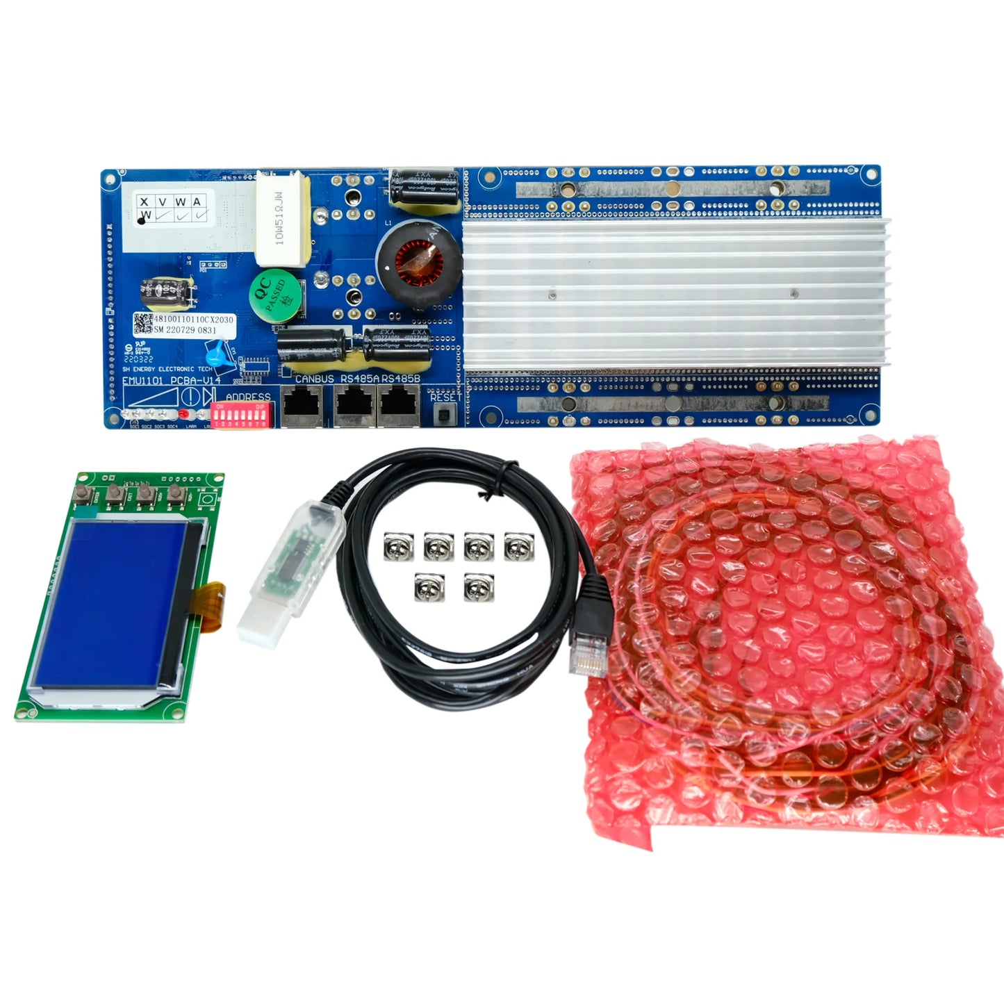 HAKADI Lifepo4 48V DIY Battery Kit With 200A BMS For 16S 200Ah 230Ah 280Ah 310Ah Power Bank Outdoor Supply Boat Solar Energy Storage