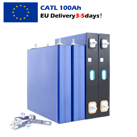 EU STOCK! Lifepo4 CATL 3.2.V 100Ah Grade A Batteries Deep cycle Rechargeable Cells For Golf carts RV EV Electric Vehicles Storage Battery Pack