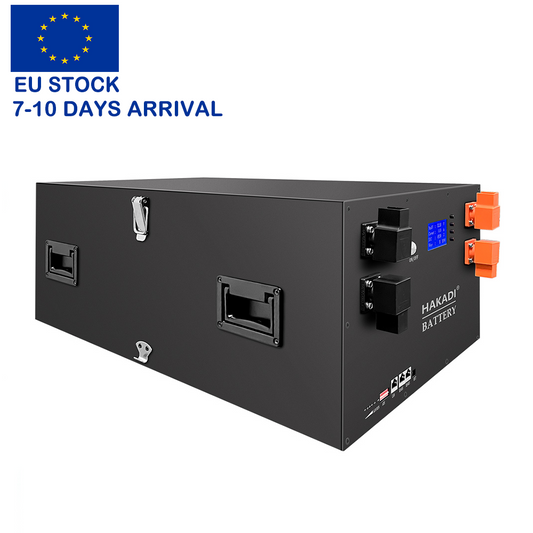 EU STOCK HAKADI 48V Server Rack 10-15KWh LiFePO4 280Ah/302Ah Cell With Bluetooth 200A Sepplos BMS