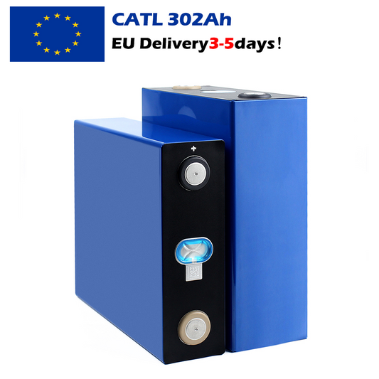 EU Stock CATL 3.2V 302Ah LiFePO4 Grade A Cells Brand New Rechargeable LFP Battery For RV,EV,Solar system