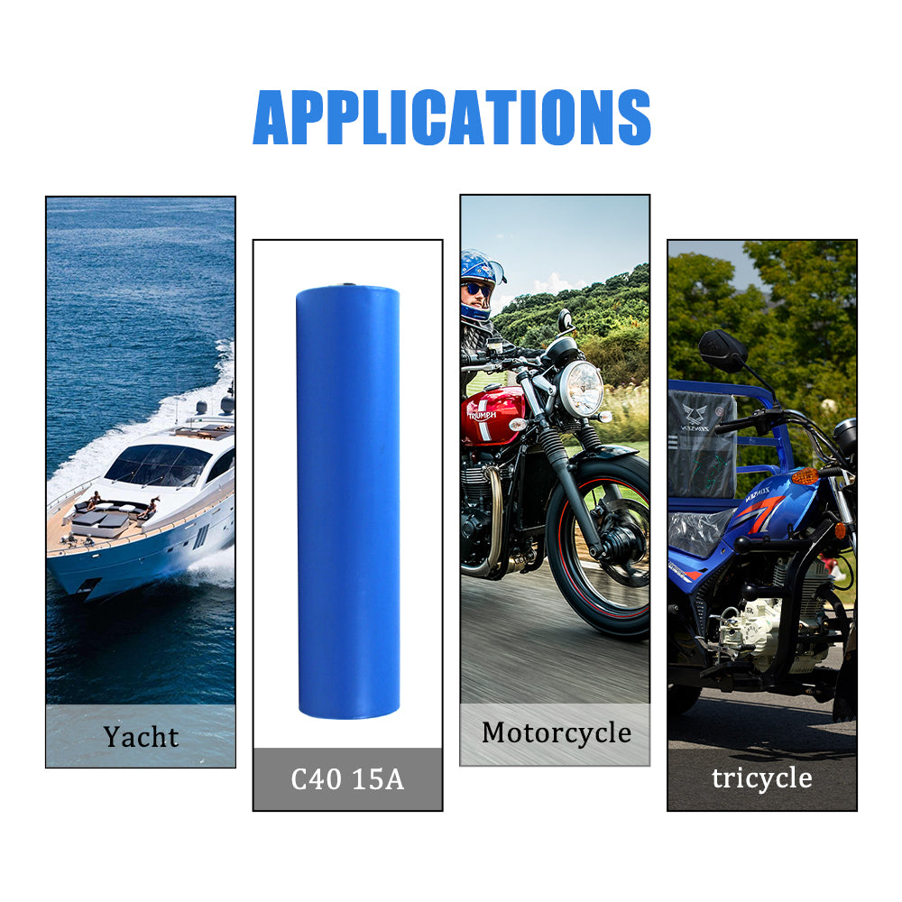 EVE 33140 3.2V 15Ah Cylindrical LiFePO4 Battery Cell For DIY Battery Pack 12V 24V 48V