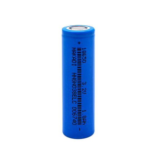 HAKADI 18650 3.2V 1800mAh Lifepo4 Rechargeable Battery Cell Cycle Life 3000+ For DIY battery pack flashlight