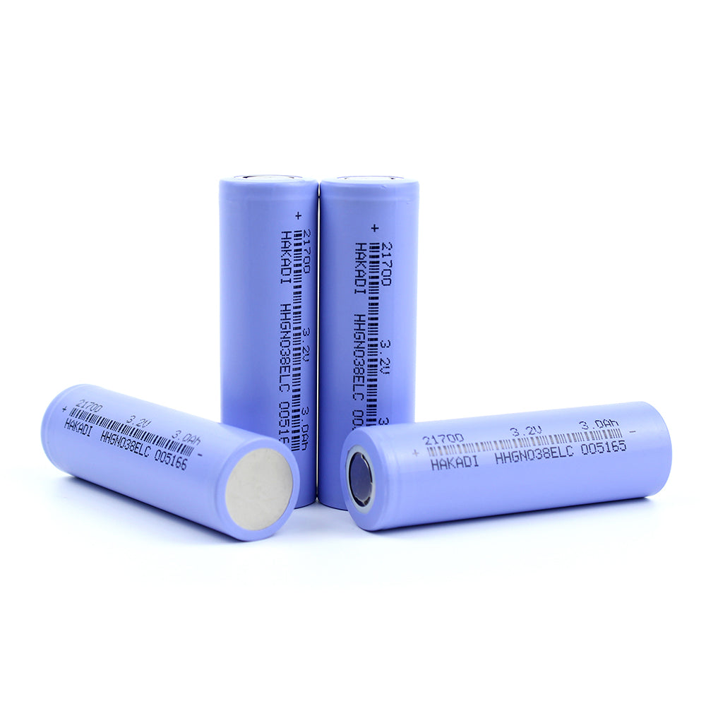 HAKADI Lifepo4 21700 3.2V 3000mAh Rechargeable Battery Cell 3C-5C Discharge For DIY 12V 24V 48V Energy Storage