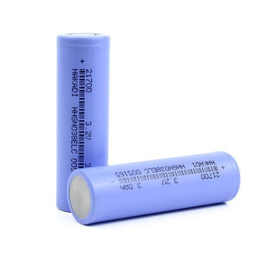 HAKADI Lifepo4 21700 3.2V 3000mAh Rechargeable Battery Cell 3C-5C Discharge For DIY 12V 24V 48V Energy Storage