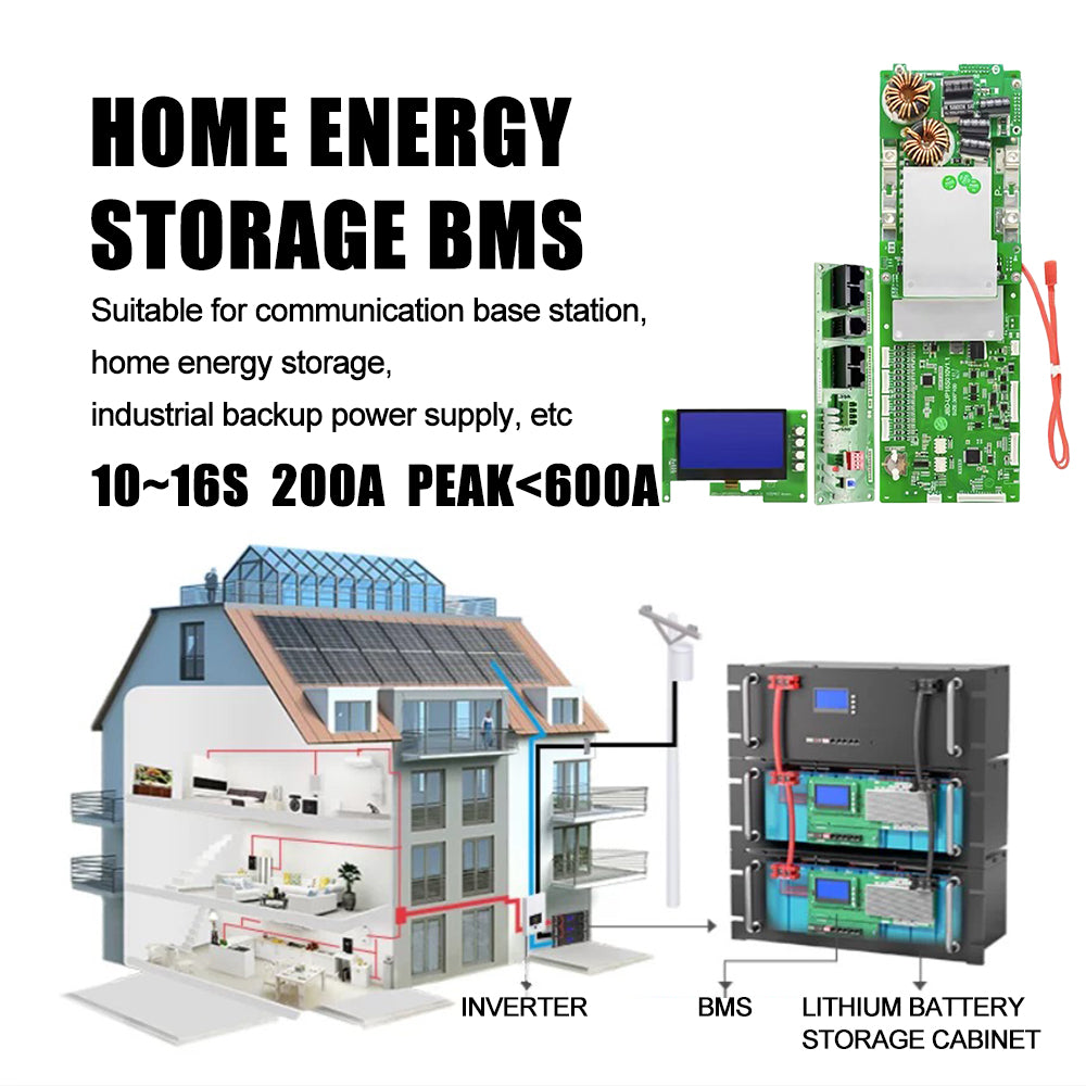 JBD Smart Bluetooth BMS 4S-8S 100A150A 200A current For DIY lithium ion LiFePo4 Battery pack