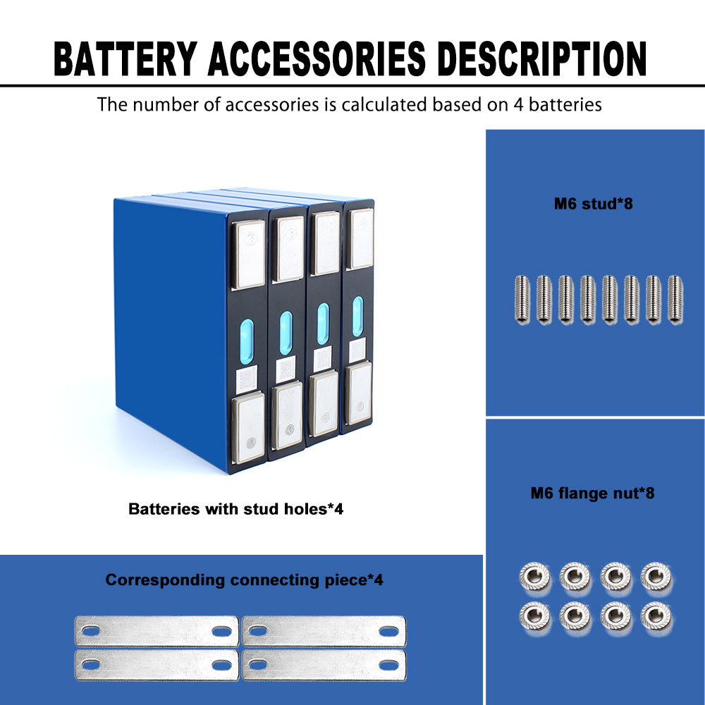 EU in Stock! Lifepo4 Lishen 40Ah Grade A Battery Rechargeable Cells For DIY 12V 24V 48V Pack RV EV Golf Cart Solar Energy