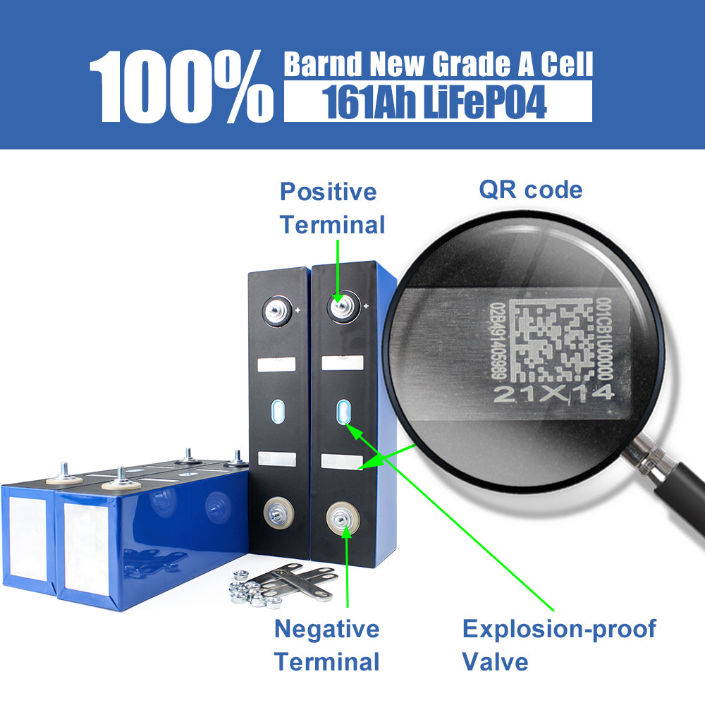 Lifepo4 CATL 161Ah Batteries Cycle life 4000+ Rechargeable Cells For RV EV Home Solar enery
