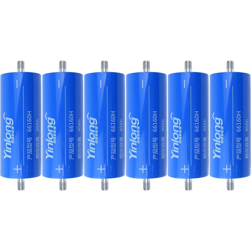 Yinlong 2.3V 40Ah Grade A LTO Cells Brand New 66160 Lithium Titanate Battery For CAR AUDIO, RV, EV, Solar