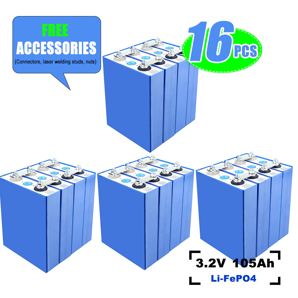 HAKADI 48V 105Ah LiFePO4 DIY Battery BOX 51.2V LFP Case Smart JK BMS for EVE 105Ah Cells