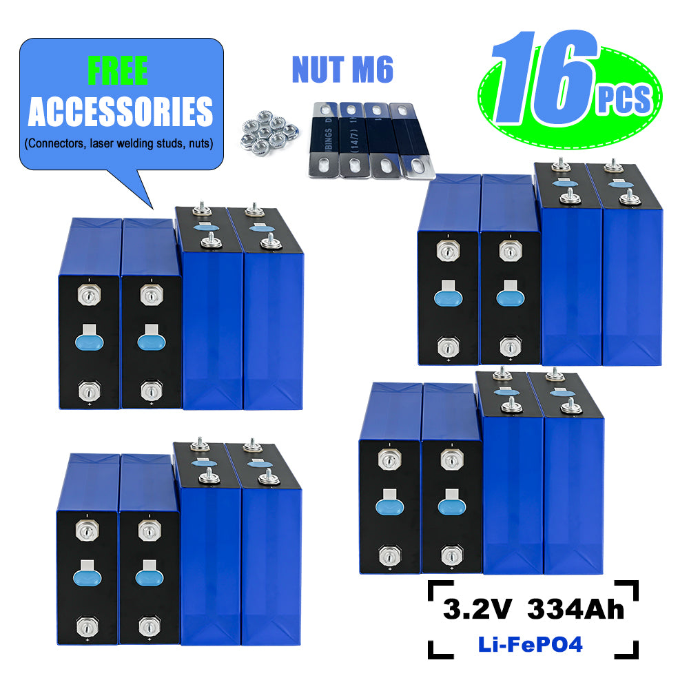 EU STOCK EVE LF334 334Ah LiFePO4 Battery Grade A Cells for Solar energy off-grid systems,DIY Battery Pack