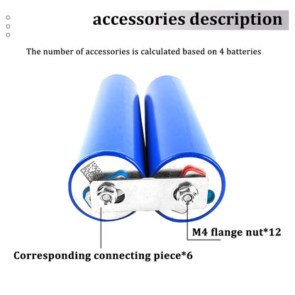 6PCS LTO Battery 2.3V 10Ah Rechargeable Lithium titanate Cells For DIY Battery 12V 24V 48V,Car Audio