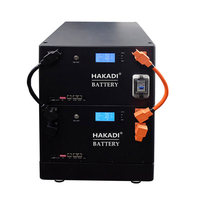 HAKADI 48V-51.2V Lifepo4  Battery Pack Full Assembled 11-15Kwh Server Rack With 200A Bluetooth BMS For Home Power,Solar Energy,RV, PV,Boat