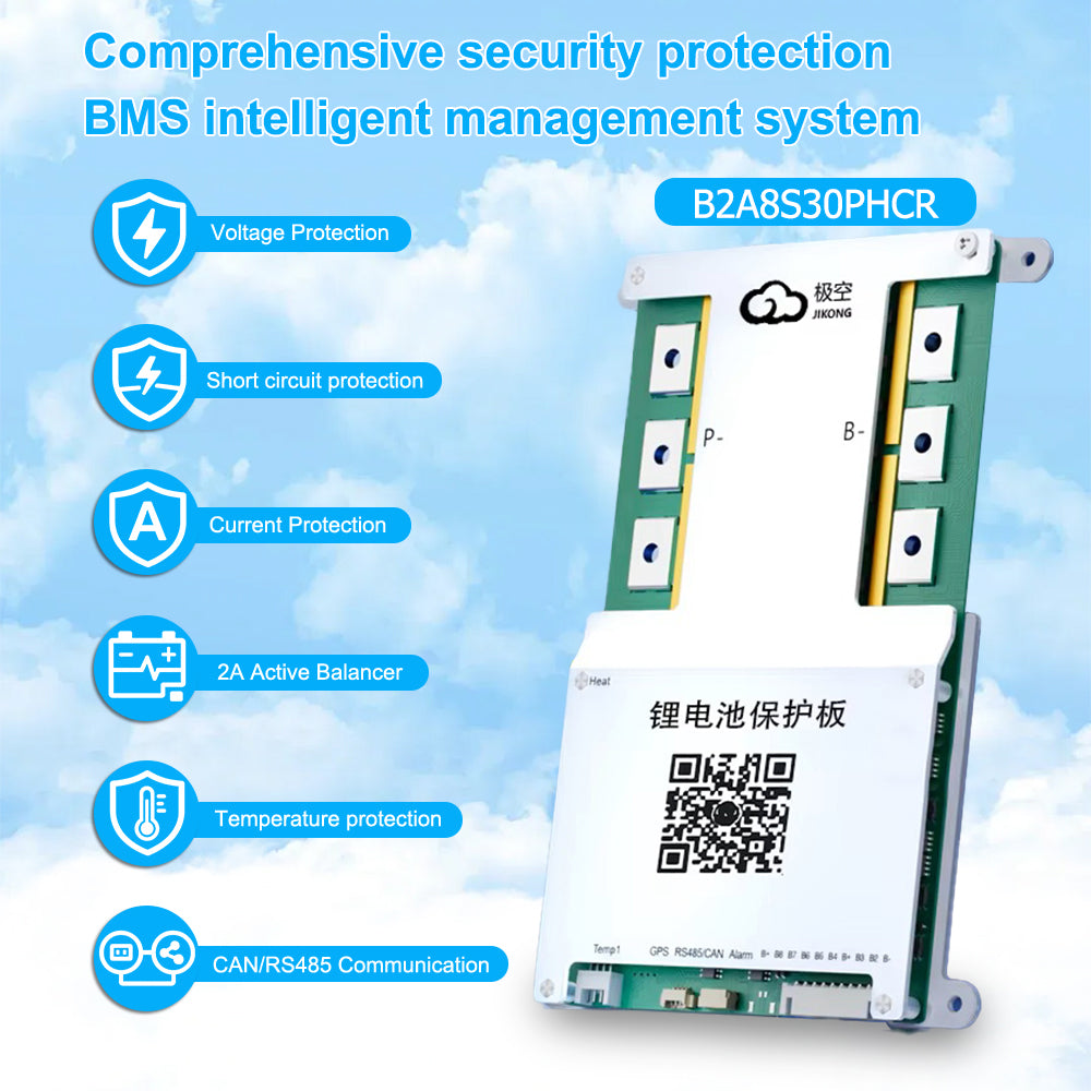 HAKADI 12V EVE MB56 628Ah LiFePO4 DIY Battery Box Including JK BMS 300A and 2A Balance For DIY battery,Off-grid systems,Solar energy