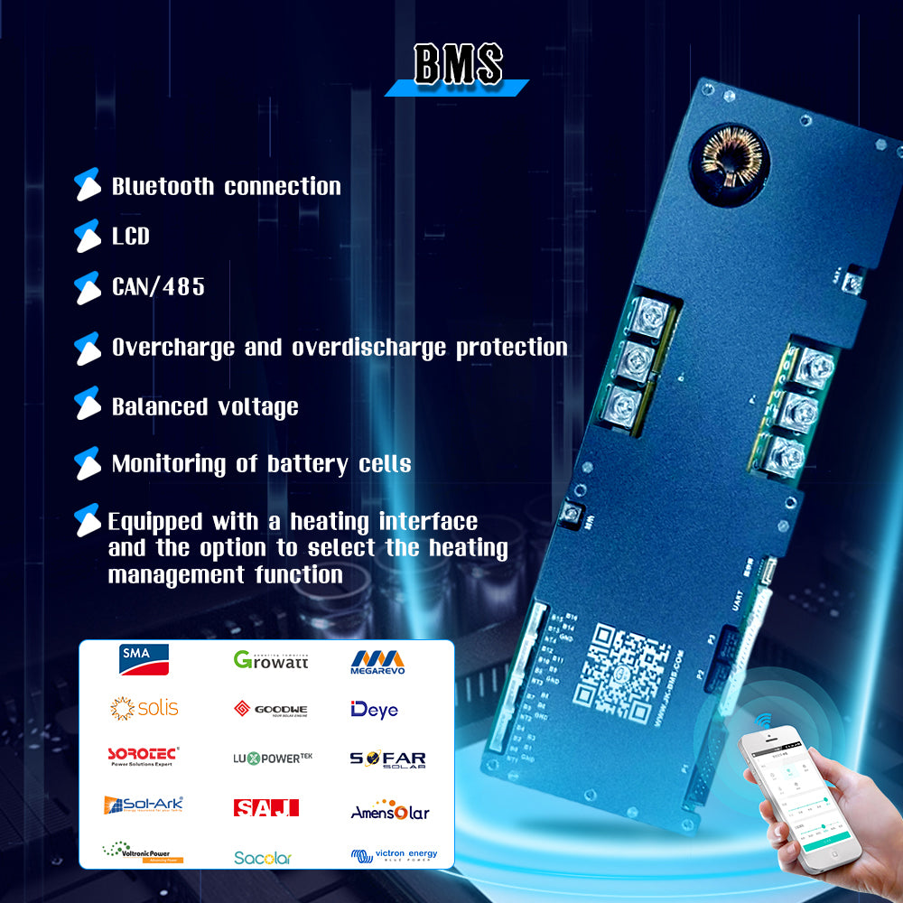 HAKADI 48V EVE MB56 628Ah Diy Battery Box 16S 32Kwh V19 JK BMS 300A For Off-Grid Backup,Solar
