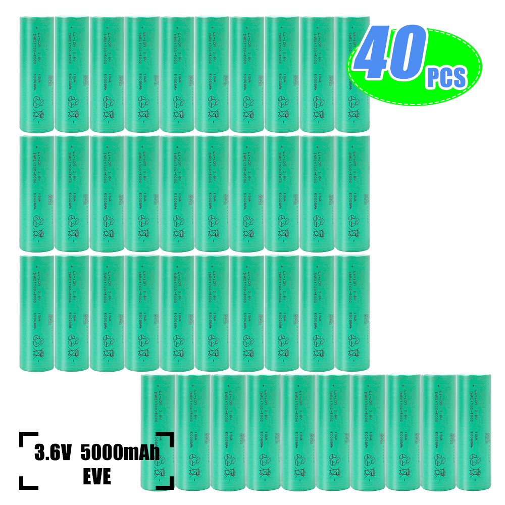 EVE INR21700-50PL 5000mAh - 70A 3.6V NMC Battery Cylindrical Cells For Military Drones,Drones, Scooter