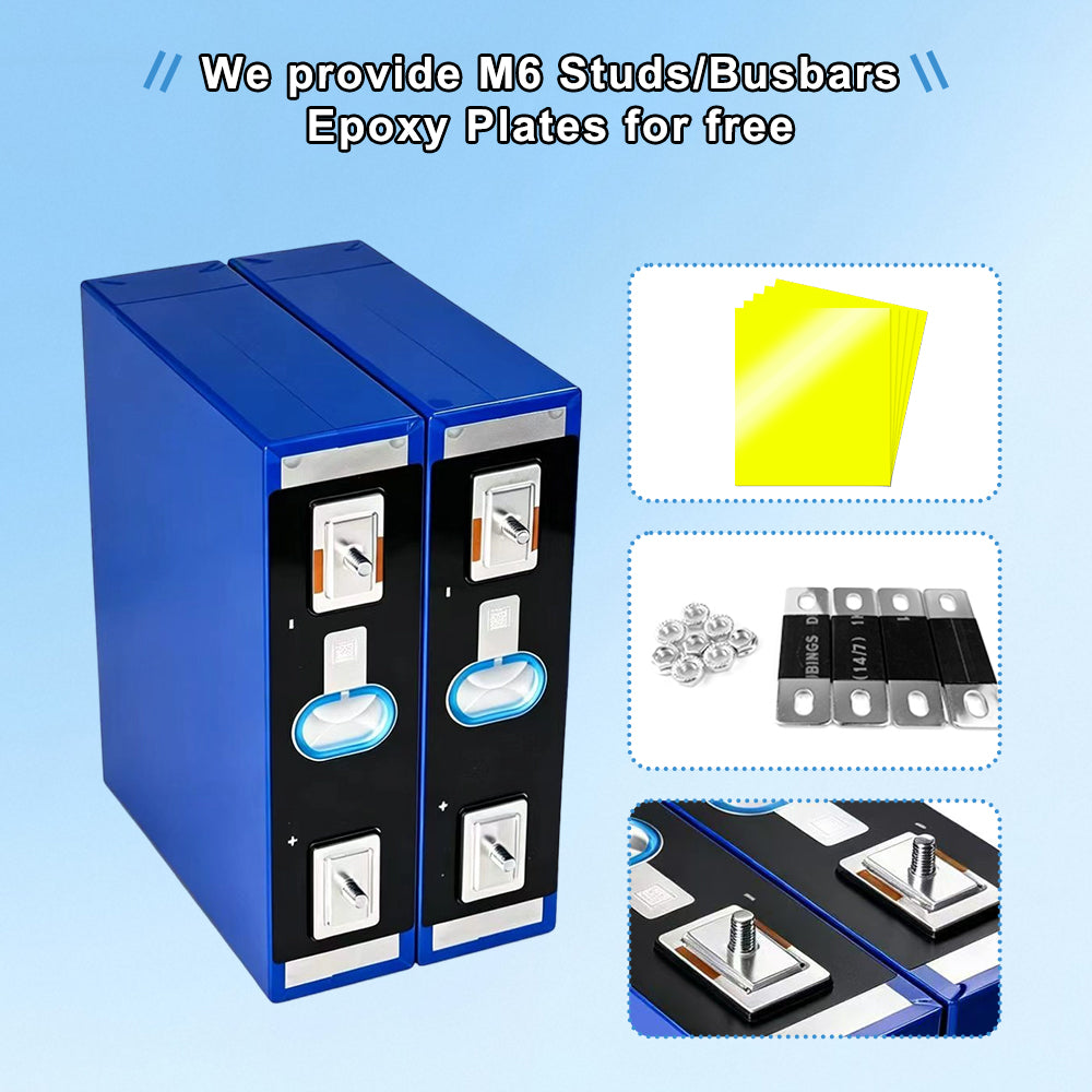 EU STOCK CATL 587Аh LiFePO4 3.2V Battery Grade A Prismatic Cells 8000+ Cycle For homes off-grid,Solar Energy 7-10 Days Delivery