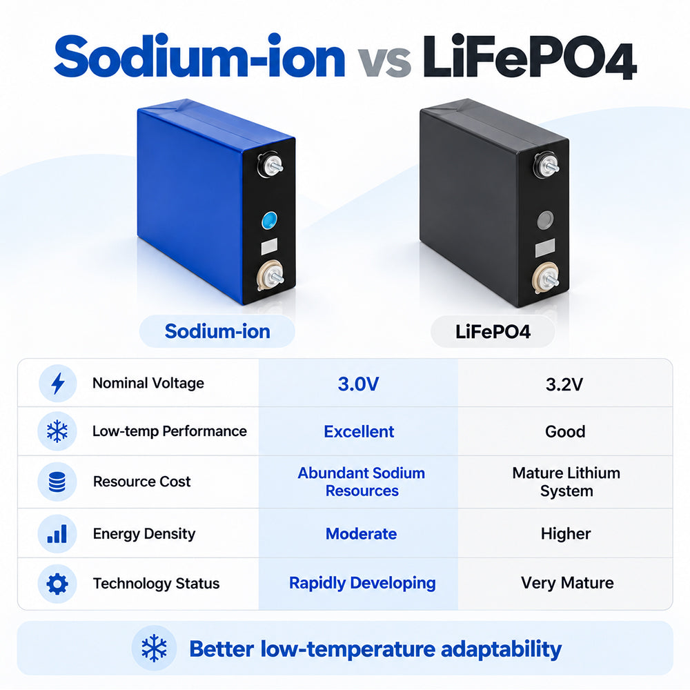 EU Stock HAKADI Sodium ion battery 3V 200Ah Brand New Na Cell DIY 12V 24V 48V Battery Pack For Home Energy Storage,Boat,Solar