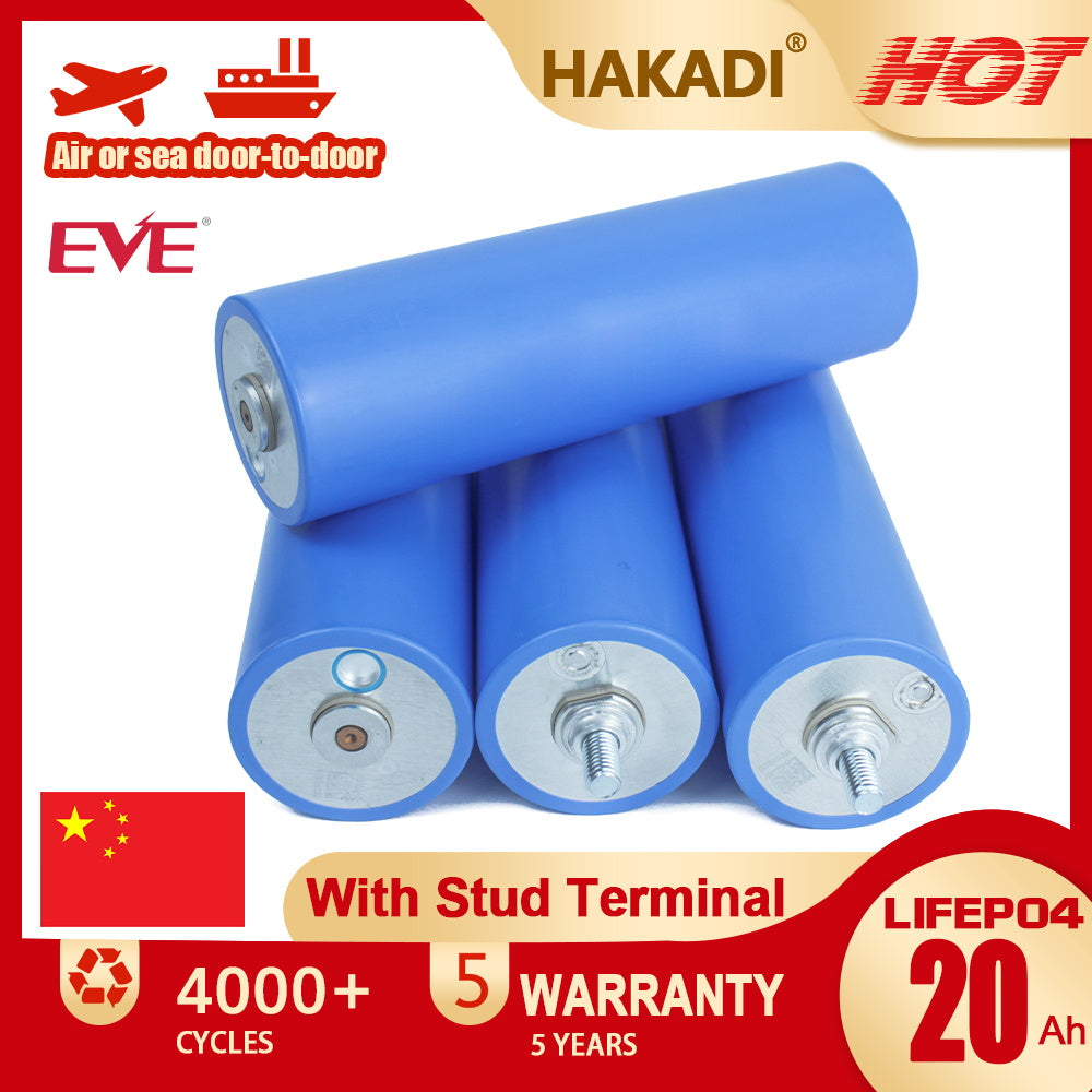 EVE C40 LiFePO4 3.2V 40315 Cylindrical Grade A 20Ah Battery Cells