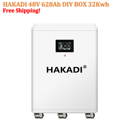 HAKADI 48V EVE MB56 628Ah Diy Battery Box 16S 32Kwh V19 JK BMS 300A For Off-Grid Backup,Solar