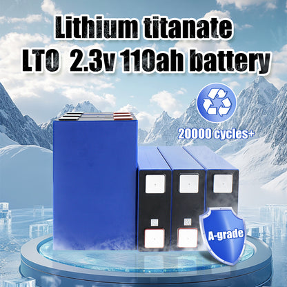 Brand New Yinlong 2.3V 110Ah LTO Battery Prismatic Battery 20000+ Cycle Life For Solar System, RV