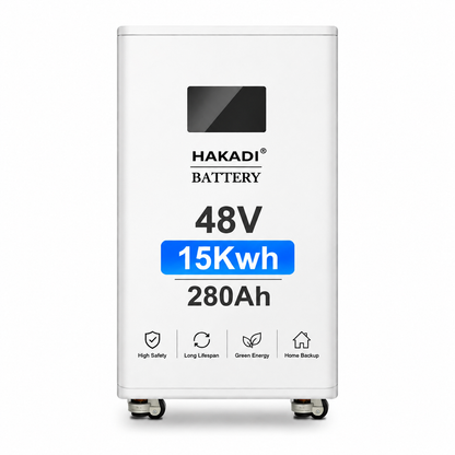 HAKADI PACEEX BMS 48V 16S LiFePO4 15-16 kwh DIY Battery Box With WiFi Bluetooth For Home Energy Storage System