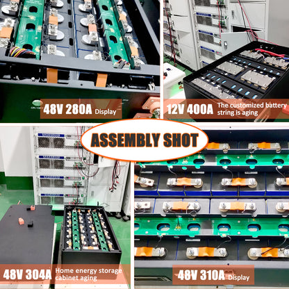 EU STOCK HAKADI 48V Server Rack 10-15KWh LiFePO4 280Ah/302Ah Cell With Bluetooth 200A Sepplos BMS