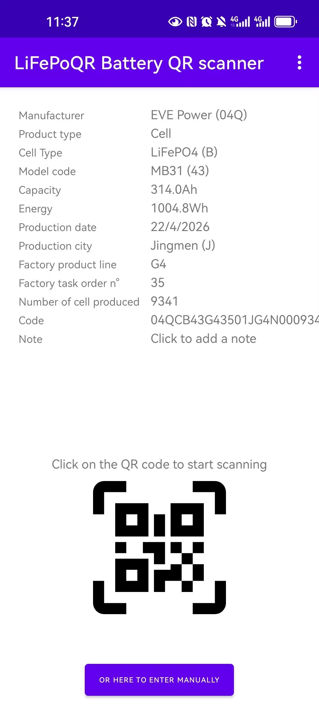 EU Stock EVE MB31 314Ah LiFePO4 3.2V Battery Grade A Prismatic Cell 7-10days Fast Delivery！
