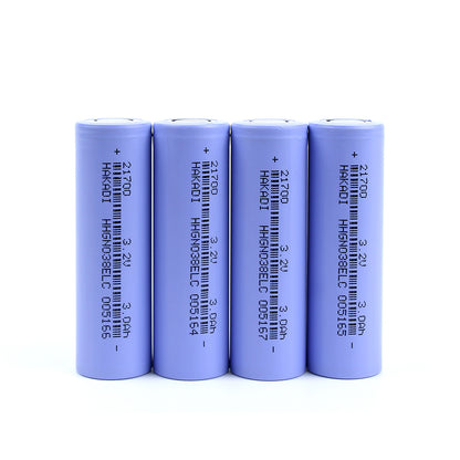 HAKADI Lifepo4 21700 3.2V 3000mAh Rechargeable Battery Cell 3C-5C Discharge For DIY 12V 24V 48V Energy Storage