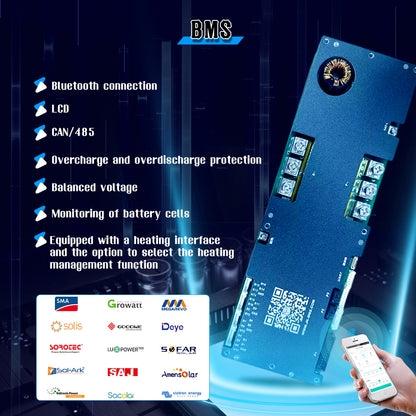 Eu Stock JK ESS Lifepo4 Battery Box with Jk Bms V19 16s 48v 200a Diy Battery case 280Ah 314Ah 51.2V 15Kwh Lifepo4 Home Storage System