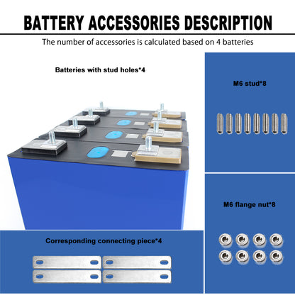 Lifepo4 Lishen 200/202Ah Batteries Original Brand New Grade A Rechargeable Battery For DIY 12V 24V 48V 200Ah Solar System RV Boat Power