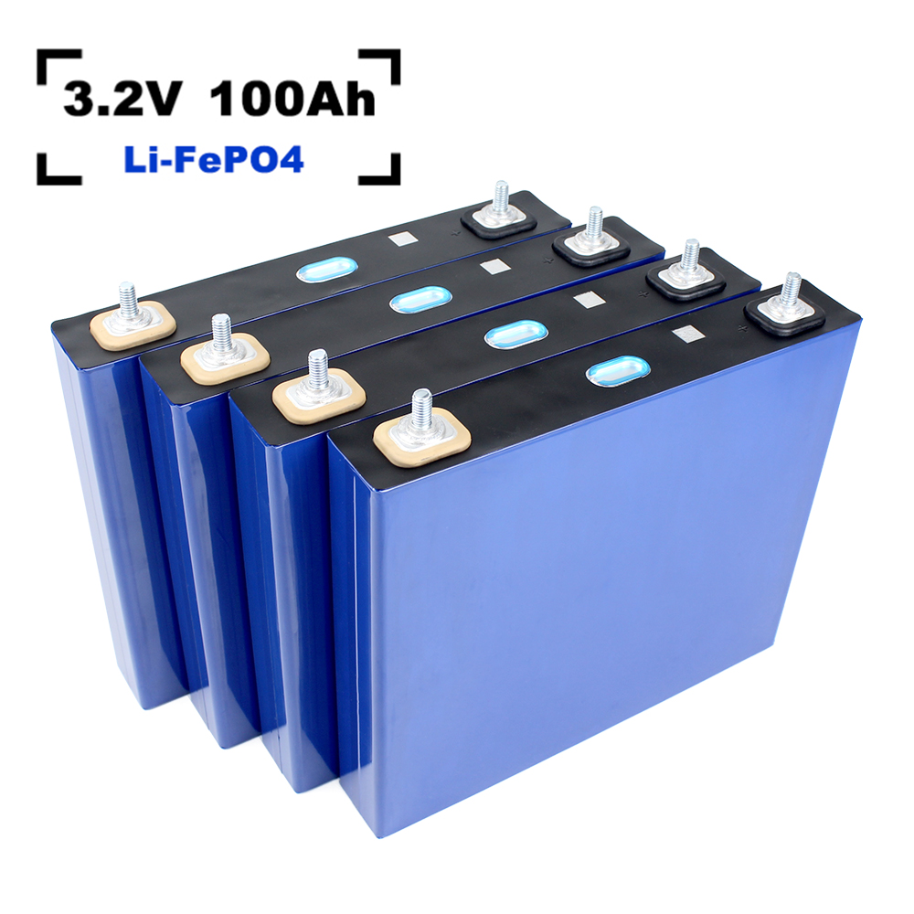 3.2V 100Ah Prismatic Lithium Rechargeable Cell LiFePO4 Battery