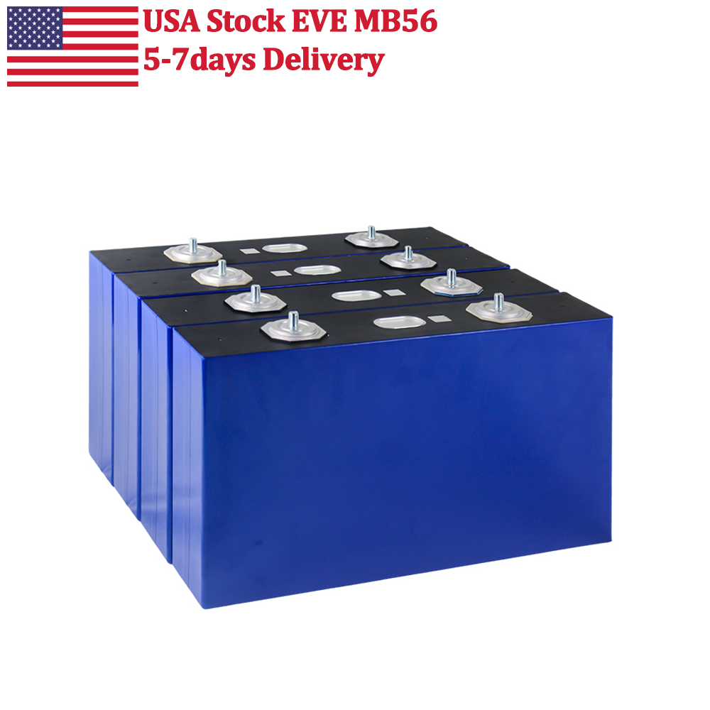 USA Stock EVE MB56 3.2V 628Ah LiFePO4 Battery LF560K Prismatic Lithium ion Cells For Solar System ,Inverter Free tax and Shipping 5-7Days Delivery!