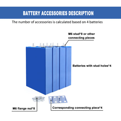 EVE LF50K LiFePO4 3.2V 50Ah Battery Grade A Rechargeable Cell For DIY 12V 24V 48V Power Supply Solar System