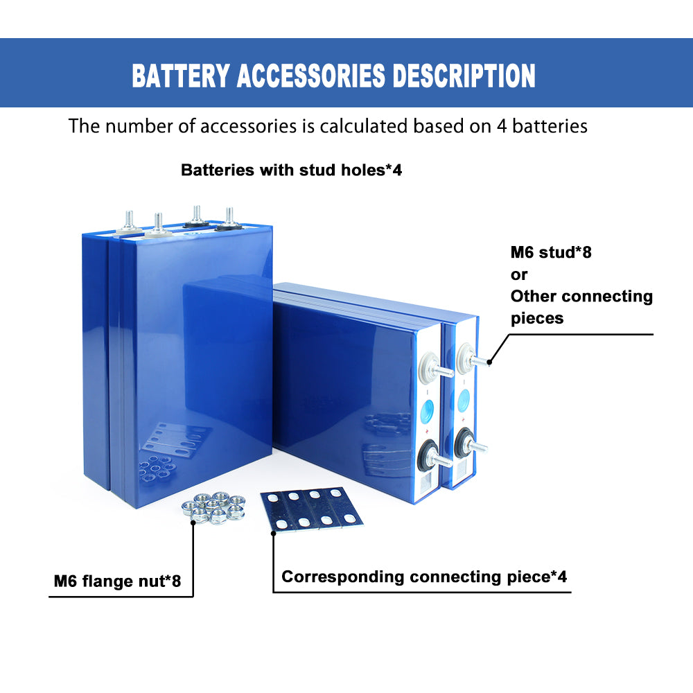 EVE 3.2V 80Ah LiFePO4 Grade A Brand new Battery Cells For DIY 12V 24V 48V Power Supply Solar System