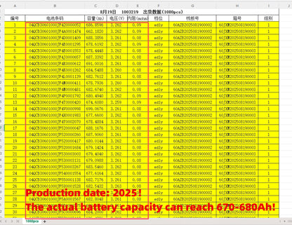 EU Stock! EVE MB56 3.2V 628Ah LiFePO4 Battery LF560K Prismatic Lithium ion Cells For Solar System ,Inverter Free tax and Shipping