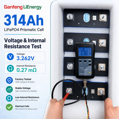 EU Stock Ganfeng 3.2V 314Ah LiFePO4 Battery Brand new Grade A 8000+ Cycle Life 7-10 Days Delivery EU
